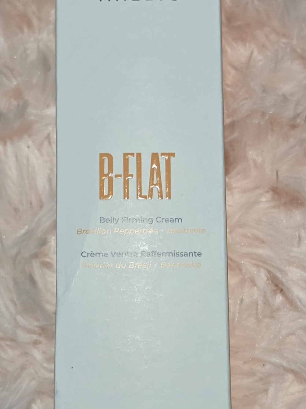 B-FLAT Belly Firming Cream — White & Gold Packaging